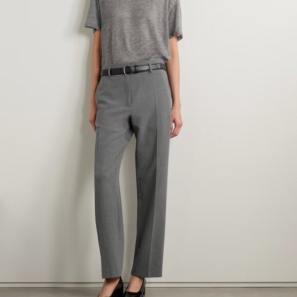 Theory Pants - THEORY Lightweight Wool Blend Gray Rose Broadway Dress Pant sz 6